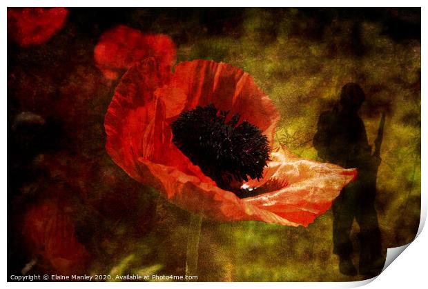 Remembrance  Print by Elaine Manley