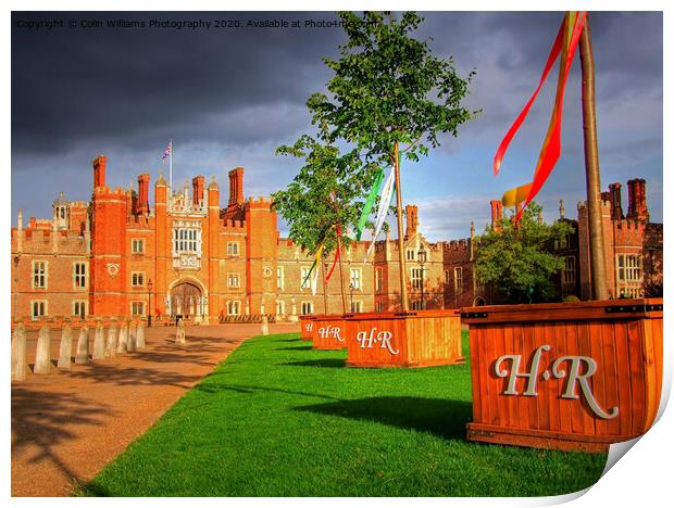 Hampton Court Palace Print by Colin Williams Photography