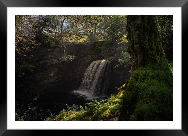 Dalcairne falls Framed Mounted Print by Chris Wright