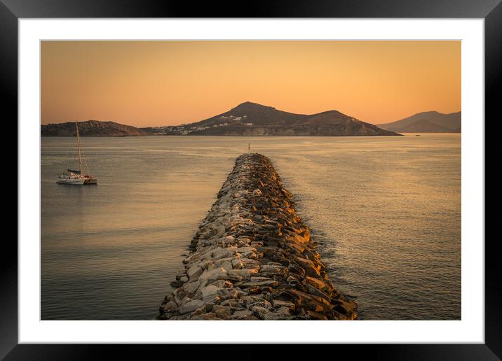 Island Vew Framed Mounted Print by Naylor's Photography
