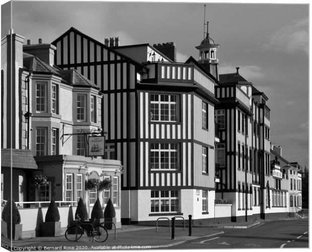 Mostyn House Parkgate on the Wirral Canvas Print by Bernard Rose Photography