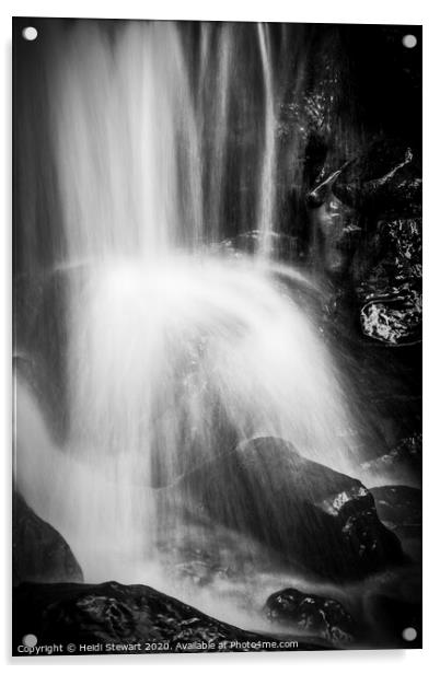 Waterfall Acrylic by Heidi Stewart