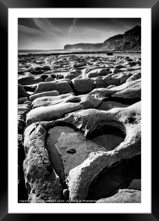 Beach Love Framed Mounted Print by Heidi Stewart