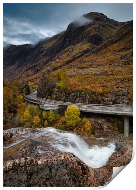 A82 to Glencoe Print by Craig Breakey