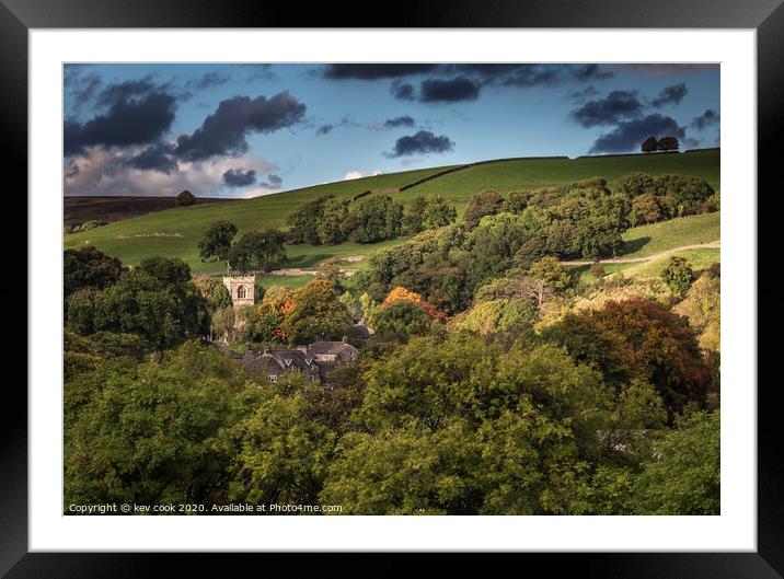 Burnsall Framed Mounted Print by kevin cook