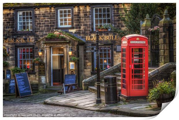 Haworth Print by kevin cook