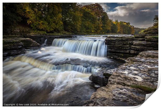 Dales waterfall Print by kevin cook