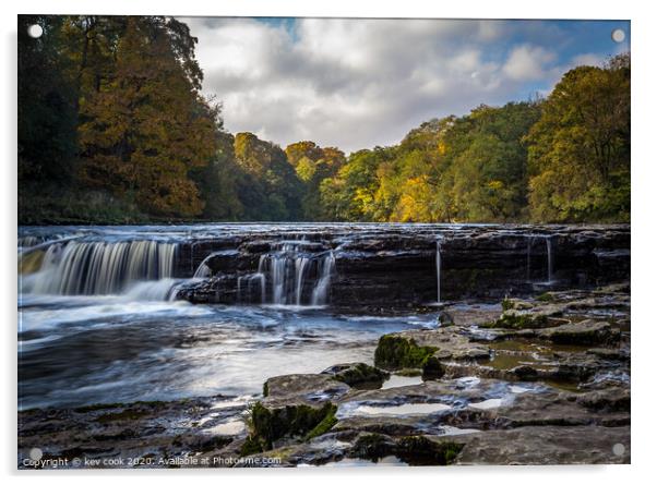 Aysgarth falls Acrylic by kevin cook