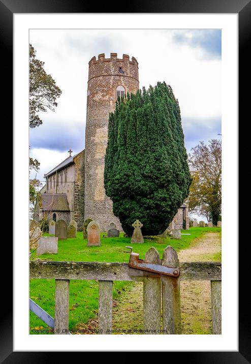 St Margaret’s Church, Witton Framed Mounted Print by Chris Yaxley