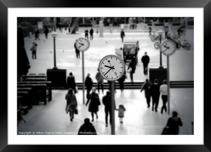 Tick Tock Framed Mounted Print by Milton Cogheil