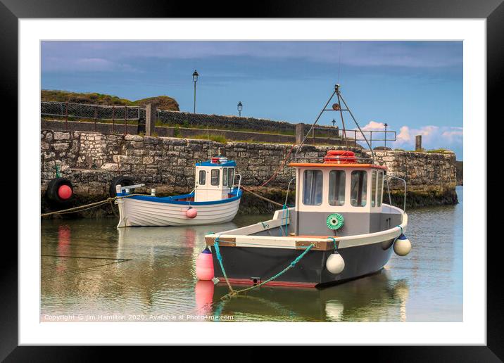Ballintoy Harbour, Northern Ireland Framed Mounted Print by jim Hamilton