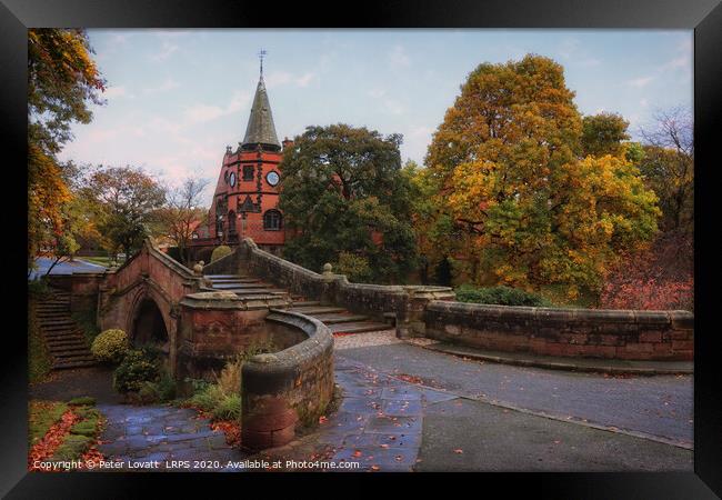 The Dell and Lyceum, Port Sunlight, Wirral Framed Print by Peter Lovatt  LRPS