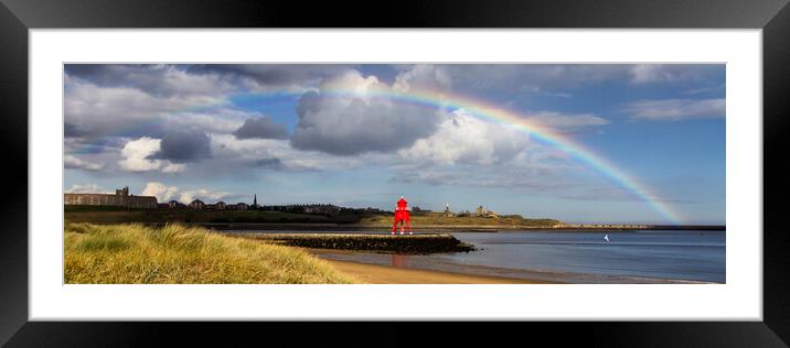 South Shields Rainbow Framed Mounted Print by Northeast Images