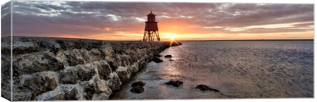 Sunrise at South Shields Canvas Print by Northeast Images