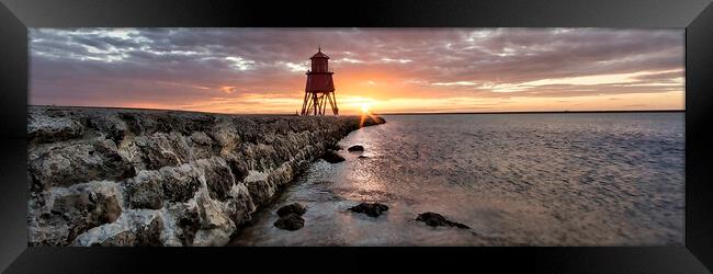 Sunrise at South Shields Framed Print by Northeast Images