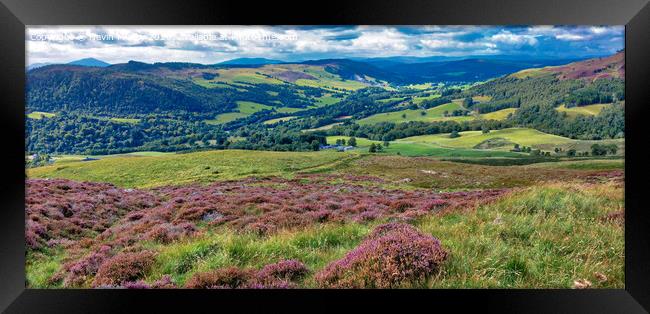 The Tummel Valley, Pitlochry, Perthshire panorama Framed Print by Navin Mistry