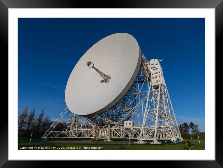 Jodrell Bank Observatory Framed Mounted Print by Mike Grundy