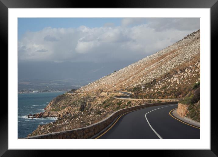 the road to?? Framed Mounted Print by Catja Schonlau