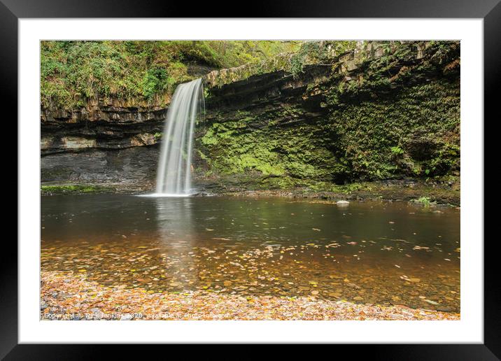 Scwd Gwladys Falls in the Vale of Neath Framed Mounted Print by Nick Jenkins