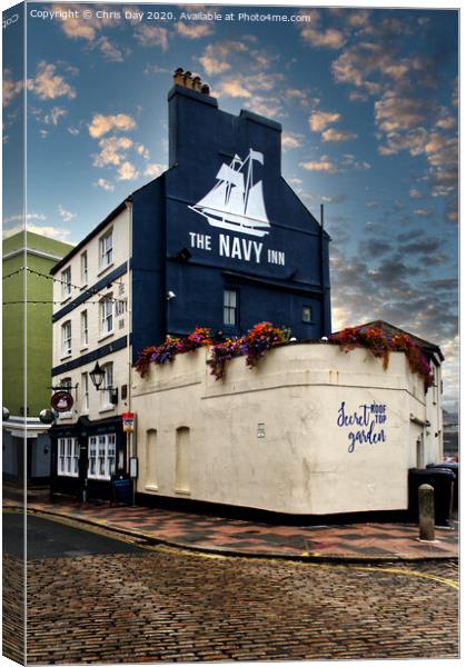 The Navy Inn Canvas Print by Chris Day