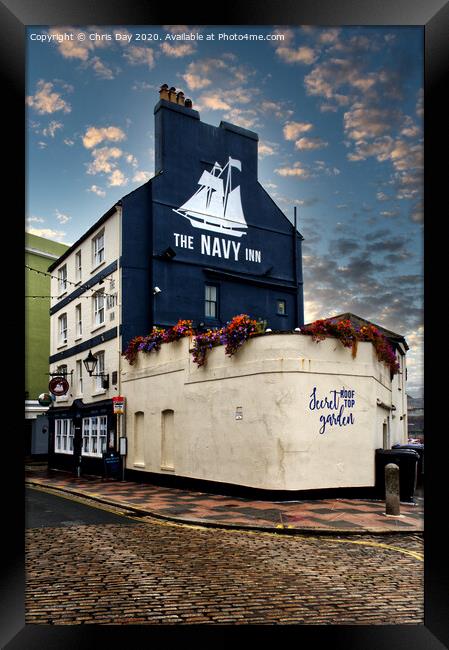 The Navy Inn Framed Print by Chris Day