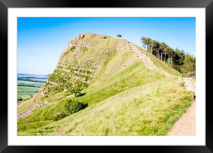 Back Tor, The Great Ridge Framed Mounted Print by Martyn Williams