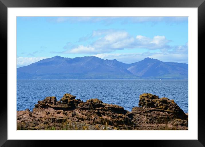 Isle of Arran in rugged beautiful Scotland Framed Mounted Print by Allan Durward Photography