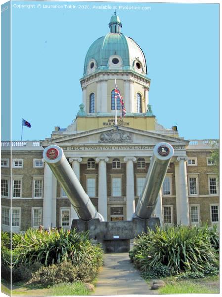 The Imperial War Museum. Lambeth, London Canvas Print by Laurence Tobin