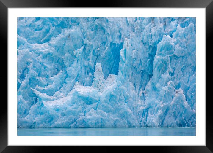 Calving Glacier Framed Mounted Print by Arterra 
