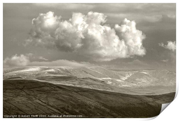 Howgills from Ill Bell Print by Robert Thrift