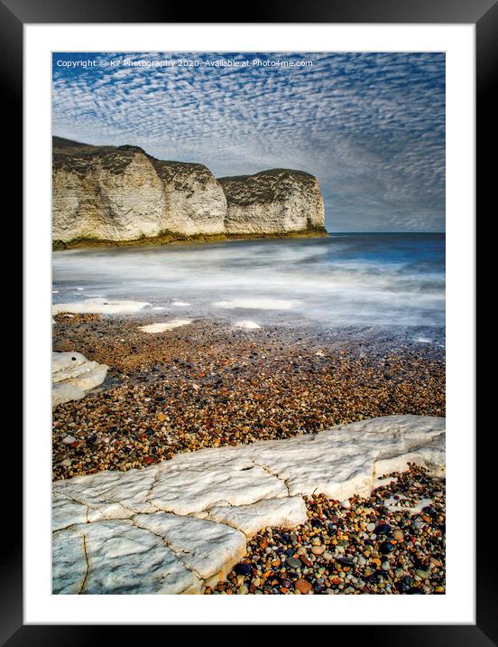 Flamborough Head Framed Mounted Print by K7 Photography