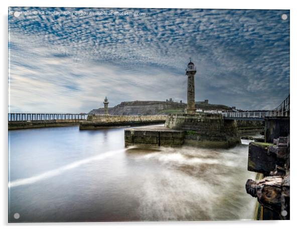 Whitby Harbour on the North Yorkshire Coast Acrylic by K7 Photography