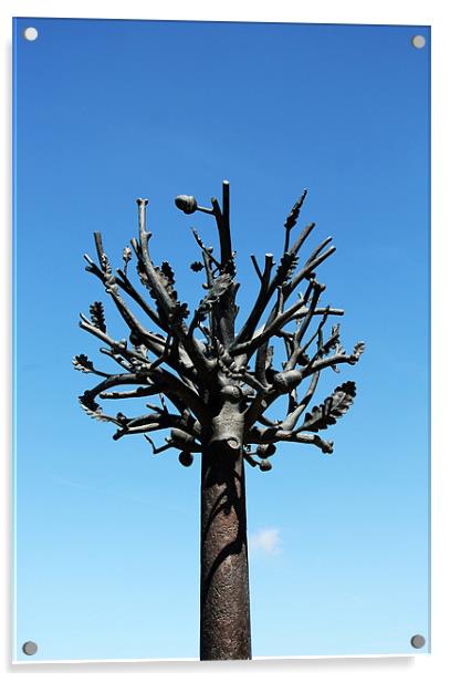 Freedom Tree Acrylic by Chris Turner