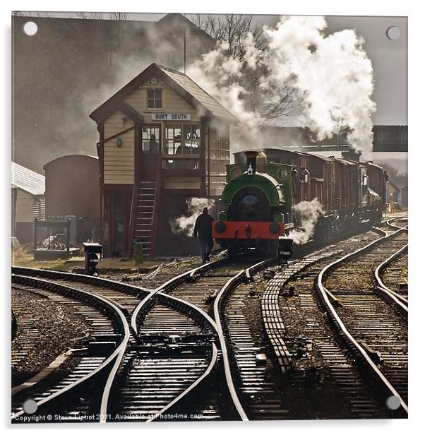 Bury Bolton St. Station Acrylic by Steve Liptrot