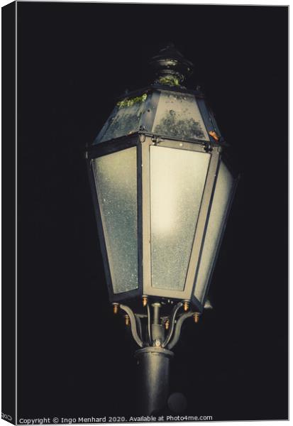 Still life of a street lamp Canvas Print by Ingo Menhard