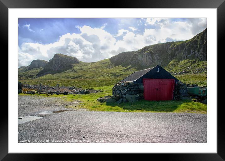 The Old Lifeboat Hut Framed Mounted Print by Jacqi Elmslie