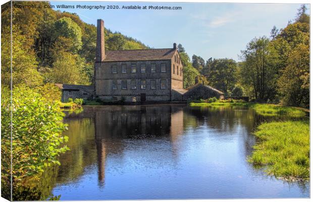 Gibson Mill Hebden Bridge Canvas Print by Colin Williams Photography