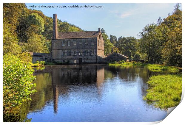 Gibson Mill Hebden Bridge Print by Colin Williams Photography