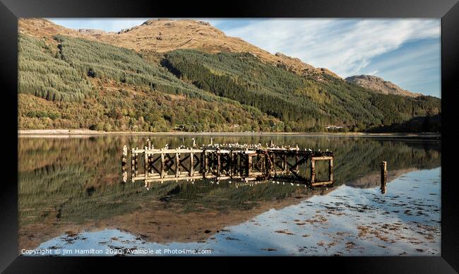 Loch Long at Arrochar,Scotland Framed Print by jim Hamilton