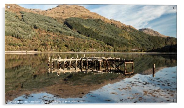 Loch Long at Arrochar,Scotland Acrylic by jim Hamilton