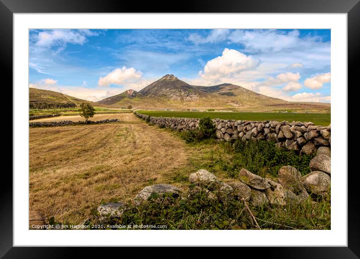 The Mountains of Mourne Framed Mounted Print by jim Hamilton
