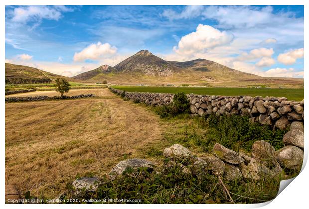 The Mountains of Mourne Print by jim Hamilton