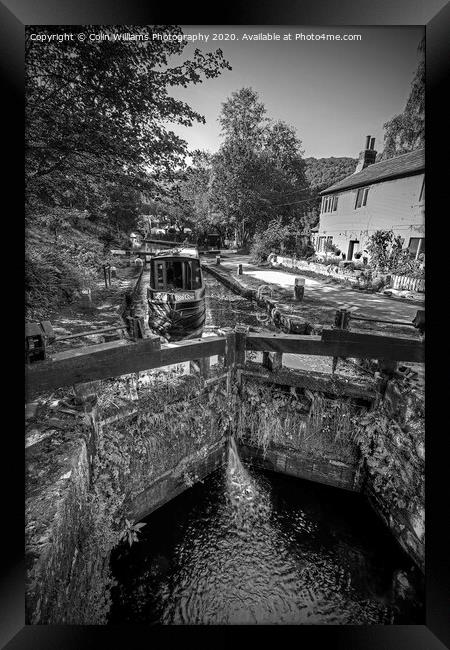 The Rochdale Canal at Hebden Bridge Framed Print by Colin Williams Photography