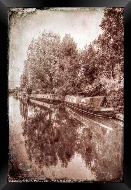 Grand Union Canal Vintage Framed Print by David Pyatt