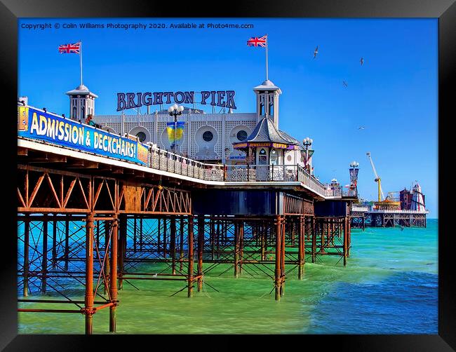 Brighton Pier Framed Print by Colin Williams Photography