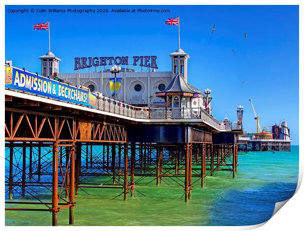 Brighton Pier Print by Colin Williams Photography