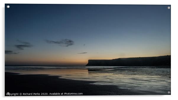 Night becomes the Day at Saltburn Acrylic by Richard Perks