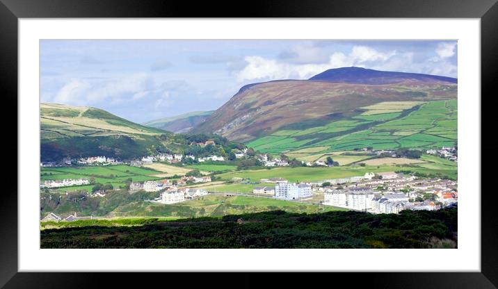 Port Erin and South Barrule Framed Mounted Print by Steven Watson