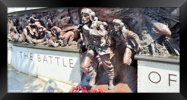  The Battle of Britain Monument Framed Print by M. J. Photography