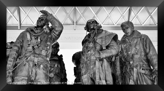 Bomber Command Memorial, London Framed Print by M. J. Photography